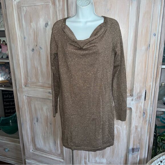 Michael Kors Sparkle Sweater Dress Tunic Top Women’s Medium - Picture 2 of 9